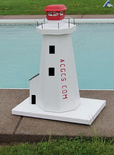 2 foot high light house